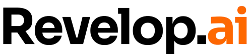 Logo van het bedrijf Revelop.AI